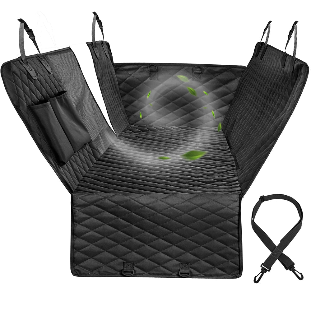 PETRAVEL-funda para asiento de coche para perros, impermeable, para viaje, hamaca, Protector de asiento trasero, estera, portador de seguridad para perros