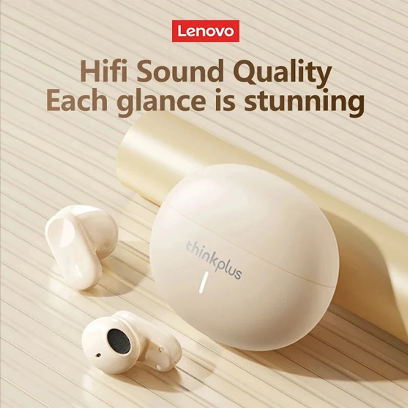 Lenovo LP19 auriculares inalámbricos Bluetooth auriculares con sonido envolvente HiFi auriculares deportivos intrauditivos de modo Dual HD llamada auriculares con micrófono