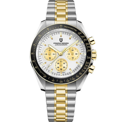 Pagani Design PD-1701B V5 Men’s Chronograph Watch – Moonwatch Tribute, Sapphire Crystal, 100M Water Resistant