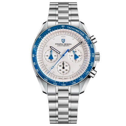 Pagani Design PD-1701B V5 Men’s Chronograph Watch – Moonwatch Tribute, Sapphire Crystal, 100M Water Resistant