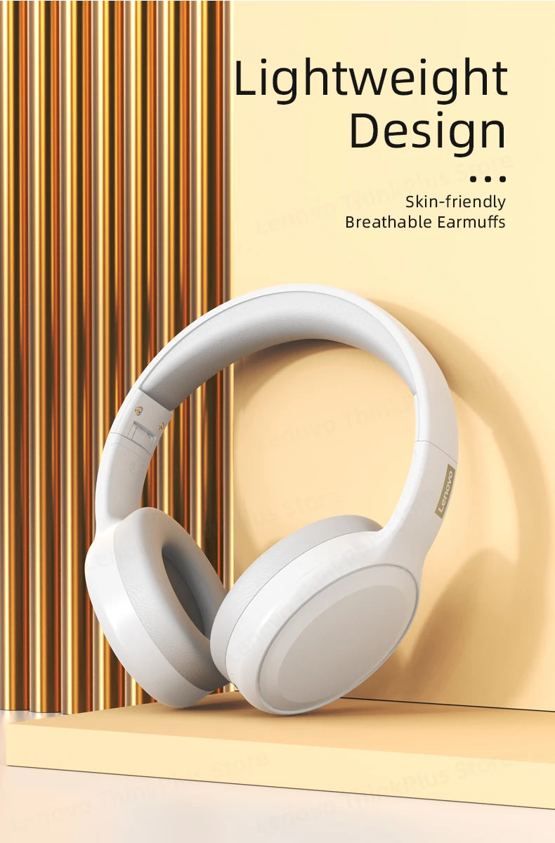 Original Lenovo th30 auriculares inalámbricos auriculares para juegos Bluetooth 5,0 auriculares plegables auriculares deportivos