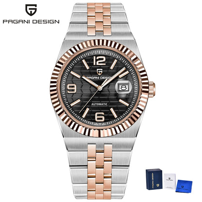 Pagani Design YS027 Men’s Automatic Watch – 3D Rhombus Dial, Miyota 8215, Sapphire Crystal, 100M Water Resistant