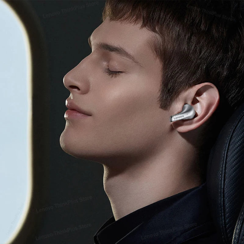 Lenovo-auriculares inalámbricos LP5, audífonos de música HiFi con Bluetooth, micrófono, deportivos, resistentes al agua, 100% originales, novedad de 2021