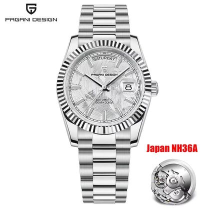 Pagani Design DD40 Men's Automatic Watch – NH36A Movement, Sapphire Crystal, 100M Water Resistant
