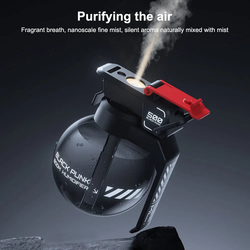 Mini Humidificador USB con Luz LED Nocturna – Difusor de Aromas Portátil para Hogar, Oficina o Coche