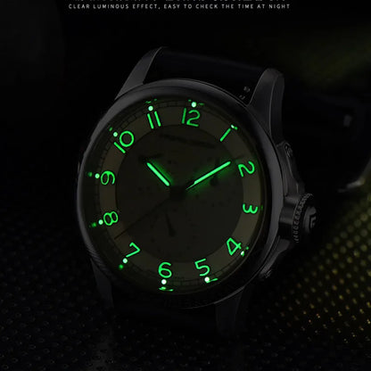 PAGANI DESIGN PD-1780 Men's Quartz Watch – Sapphire Crystal, 100M Waterproof, Luminous, Calendar
