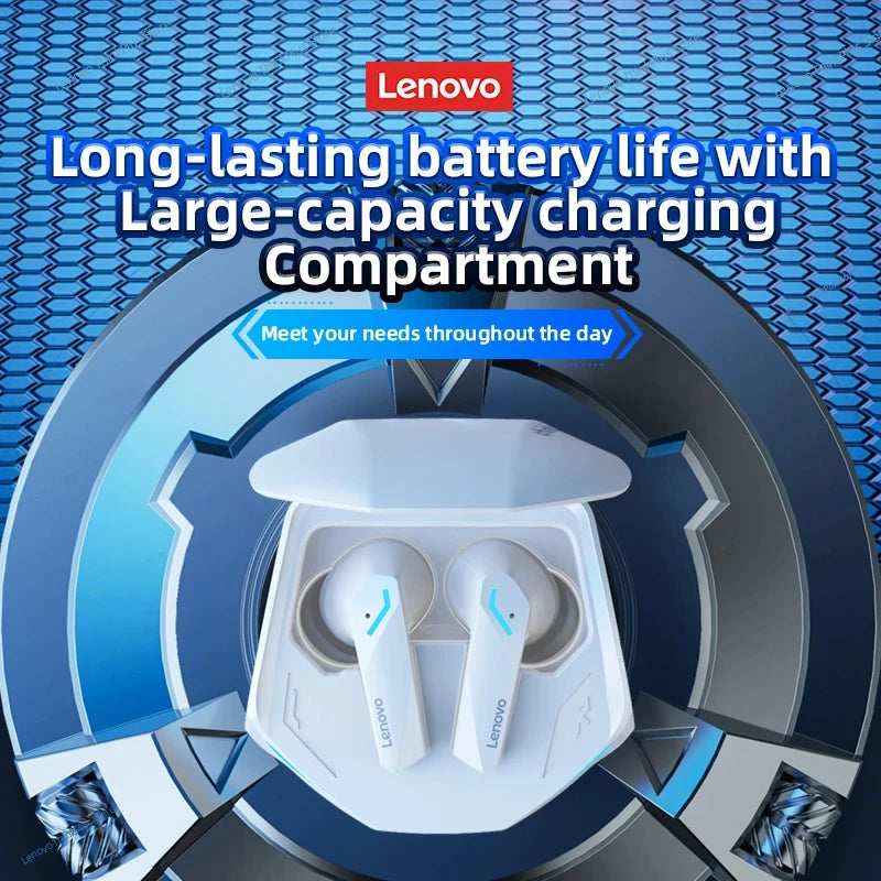 Lenovo GM2 Pro TWS inalámbrico Bluetooth V5.3 auriculares HD llamada baja latencia auriculares modo Dual música Gaming auriculares GM2PRO