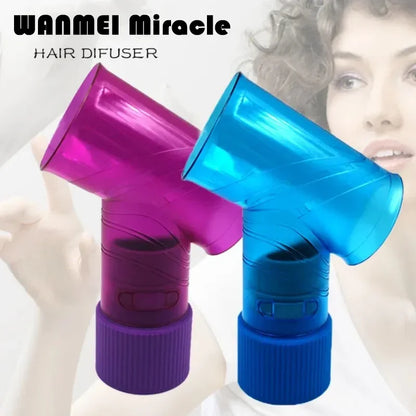 Difusor de pelo DIY para salón, rodillo mágico para el pelo, gorro de secado, secador de pelo, rizo de viento, cubierta para secador de pelo, herramientas de estilismo para el cuidado del cabello, accesorio