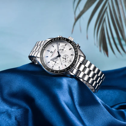 Pagani Design PD-1701B V5 Men’s Chronograph Watch – Moonwatch Tribute, Sapphire Crystal, 100M Water Resistant