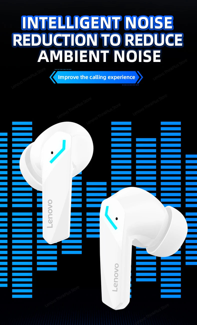 Lenovo GM2 Pro TWS inalámbrico Bluetooth V5.3 auriculares HD llamada baja latencia auriculares modo Dual música Gaming auriculares GM2PRO