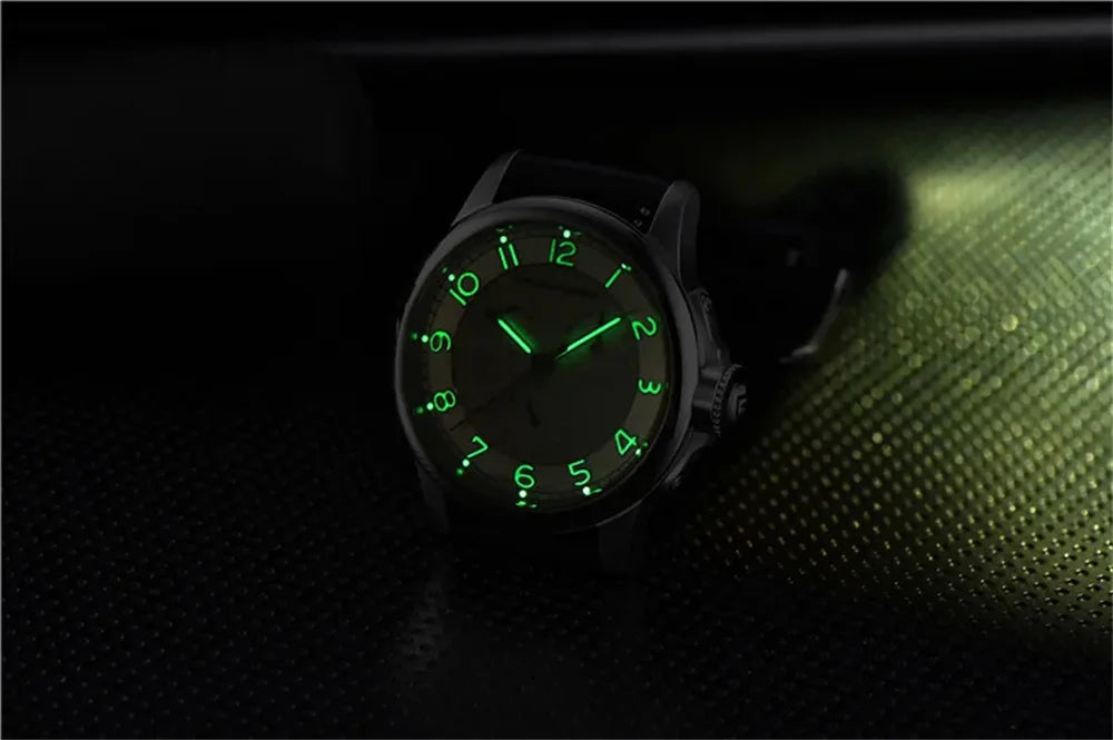 PAGANI DESIGN PD-1780 Men's Quartz Watch – Sapphire Crystal, 100M Waterproof, Luminous, Calendar