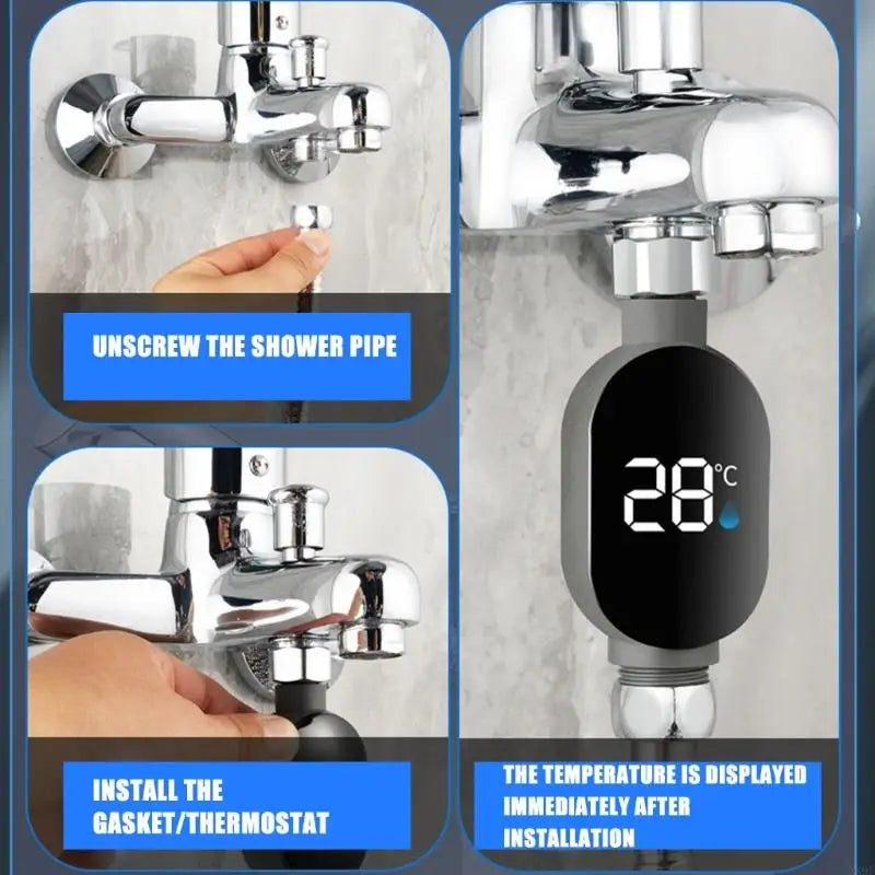Medidor temperatura ducha Herramienta baño esencial para protecciones para piel infantil