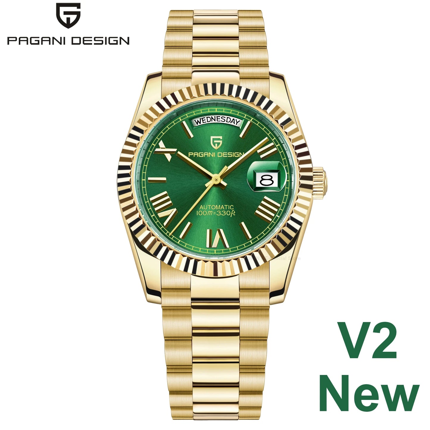 Pagani Design DD36 Men’s Automatic Watch – Seagull ST16 Movement, Sapphire Crystal, 100M Water Resistant