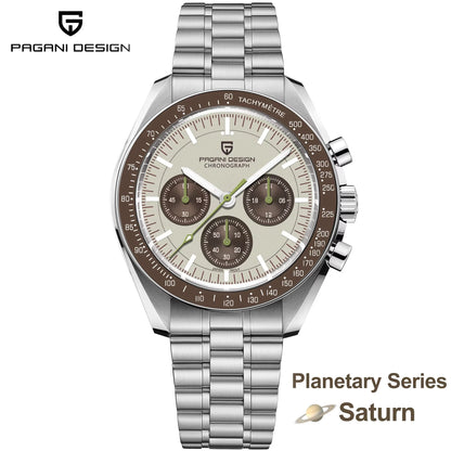 Pagani Design PD-1701B V5 Men’s Chronograph Watch – Moonwatch Tribute, Sapphire Crystal, 100M Water Resistant