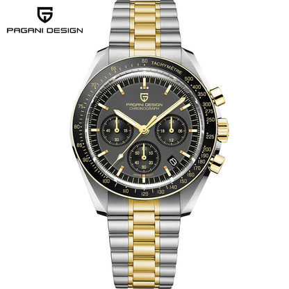 Pagani Design PD-1701B V5 Men’s Chronograph Watch – Moonwatch Tribute, Sapphire Crystal, 100M Water Resistant