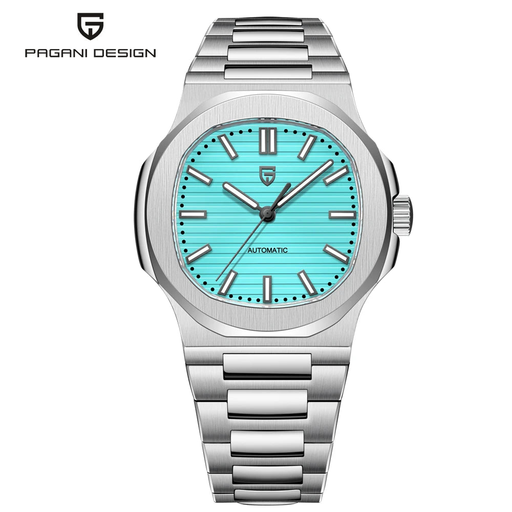 Pagani Design PD-1728 Men’s Automatic Watch – Rose Gold, Sapphire Crystal, 100M Water Resistant
