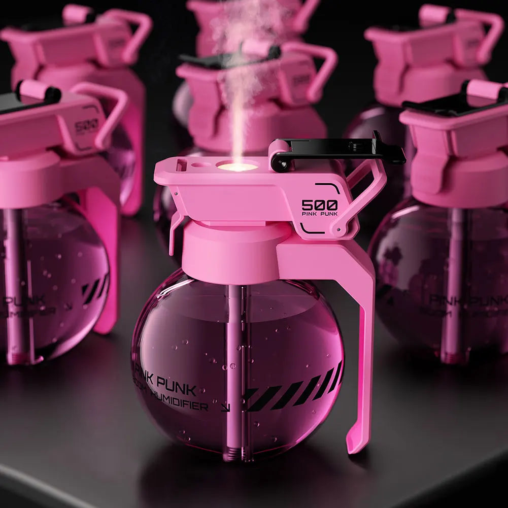 Mini Humidificador USB con Luz LED Nocturna – Difusor de Aromas Portátil para Hogar, Oficina o Coche