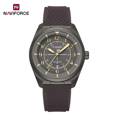 NAVIFORCE NF9281T Men's Quartz Watch – Tactical Style, Shockproof, 30M Waterproof, Silicone Strap