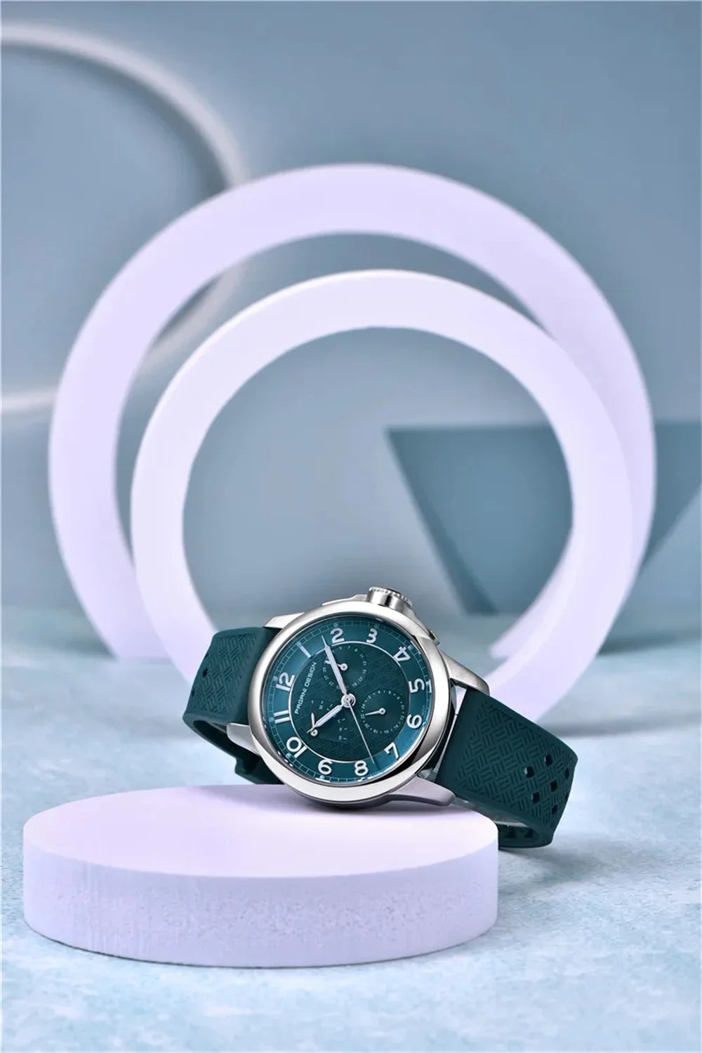 PAGANI DESIGN PD-1780 Men's Quartz Watch – Sapphire Crystal, 100M Waterproof, Luminous, Calendar