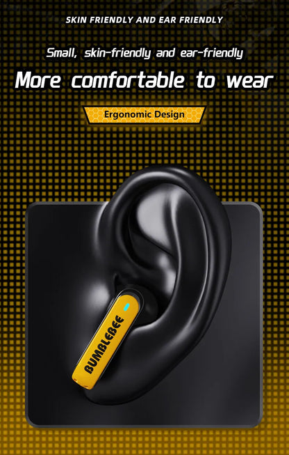 Auriculares Gamer TWS TF-T01 con Bluetooth 5.3, Cancelación de Ruido y Micrófono – Diseño Transformers