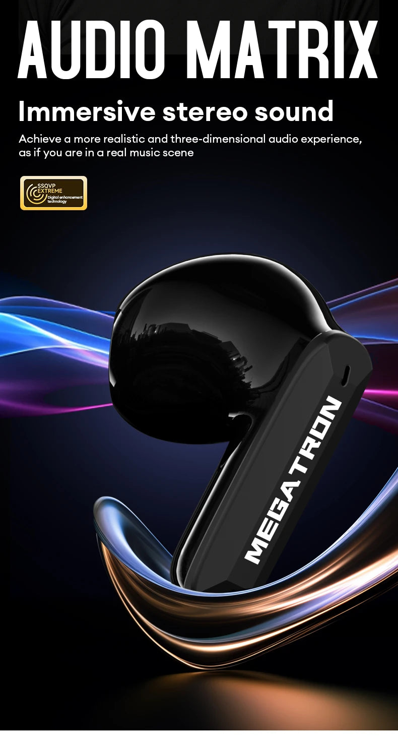 Nuevos transformadores TF-T51 TWS auriculares inalámbricos de larga resistencia con pantalla LED de potencia auriculares Bluetooth V5.4 llamadas HD auriculares