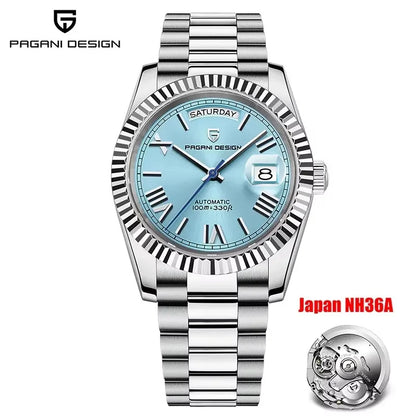 Pagani Design DD40 Men's Automatic Watch – NH36A Movement, Sapphire Crystal, 100M Water Resistant