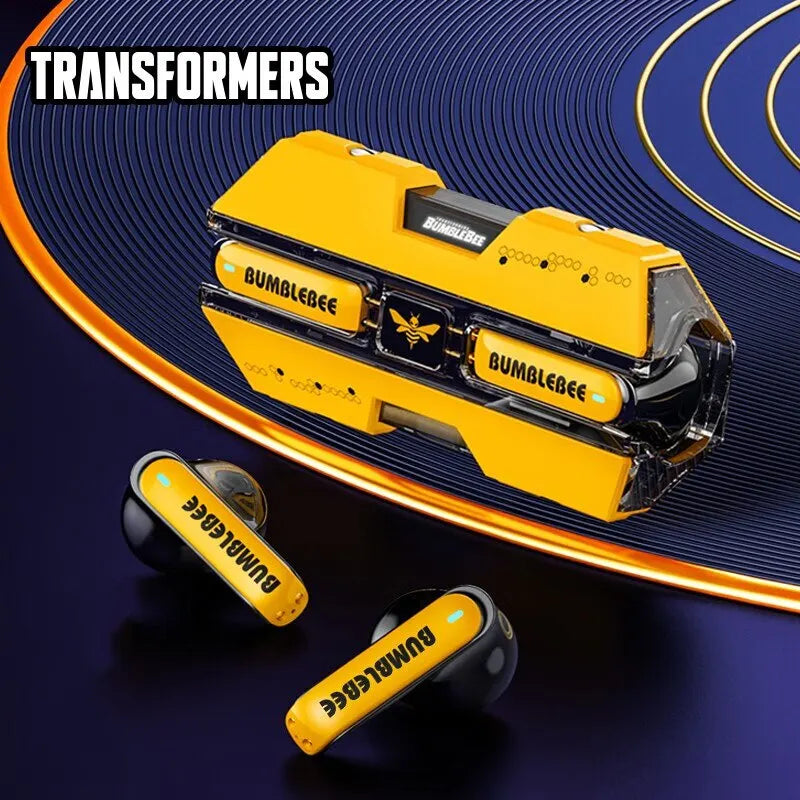 Auriculares Gamer TWS TF-T01 con Bluetooth 5.3, Cancelación de Ruido y Micrófono – Diseño Transformers