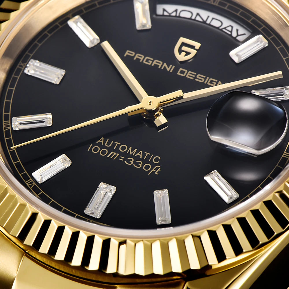 Pagani Design DD36 Men’s Automatic Watch – Seagull ST16 Movement, Sapphire Crystal, 100M Water Resistant